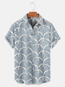 Hawaiian Shirt For Men 3d Light Color Short Sleeve