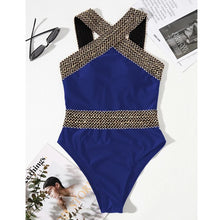 Load image into Gallery viewer, Braided Accent One Piece Swimsuit