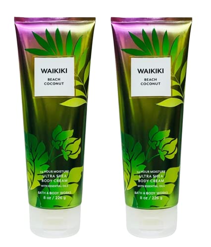 Waikiki Beach Coconut Ultra Shea Body Cream - Lot of 2 8oz