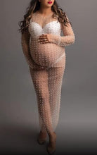 Load image into Gallery viewer, Sheer Mesh Beaded Naked Dress