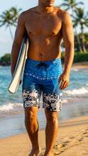 Load image into Gallery viewer, Hawaiian Island Creations (HIC) 20" Digital Coast 8 Way Stretch Boardshorts