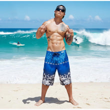 Load image into Gallery viewer, Hawaiian Island Creations (HIC) 20" Digital Coast 8 Way Stretch Boardshorts