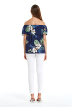 Load image into Gallery viewer, His and Hers matching Hawaiian Shirt and Off-Shoulder Ruffle Blouse