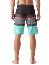 Load image into Gallery viewer, Quick Dry Striped Board Shorts with pocket