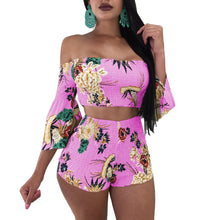 Load image into Gallery viewer, Two-piece Stretchy Summer Romper