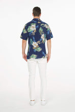 Load image into Gallery viewer, His and Hers matching Hawaiian Shirt and Off-Shoulder Ruffle Blouse