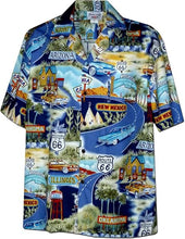 Load image into Gallery viewer, Vintage Route 66 Hawaiian Shirt (up to 4XL)