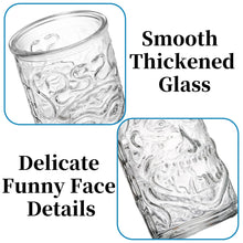 Load image into Gallery viewer, Set of 6 - 18 OZ Clear Tiki Glasses