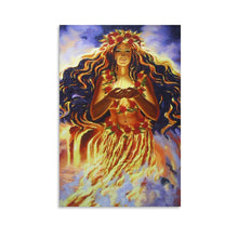 Load image into Gallery viewer, Pele Hawaiian Goddess of Fire And Volcanoes Canvas Art Wall Poster 24 x 36