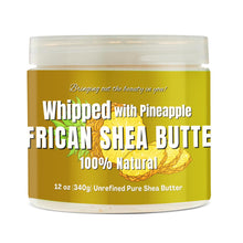 Load image into Gallery viewer, Organic Whipped Pineapple Shea Butter - 12oz  for Radiant Skin Hair