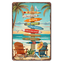 Load image into Gallery viewer, Vintage Beach Wall Decor Sign For Bar Pub Living Room Bedroom,8&quot; x 12&quot;(280)