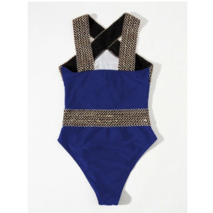 Braided Accent One Piece Swimsuit