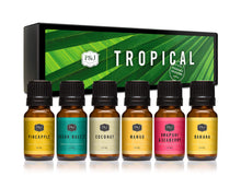 Load image into Gallery viewer, Tropical Fragrance Set | Banana, Coconut, Awapuhi and Seaberry, Pineapple, Mango, Ocean Breeze Candle Scents for Making, Freshie Scents, Soap Making Supplies, Diffuser