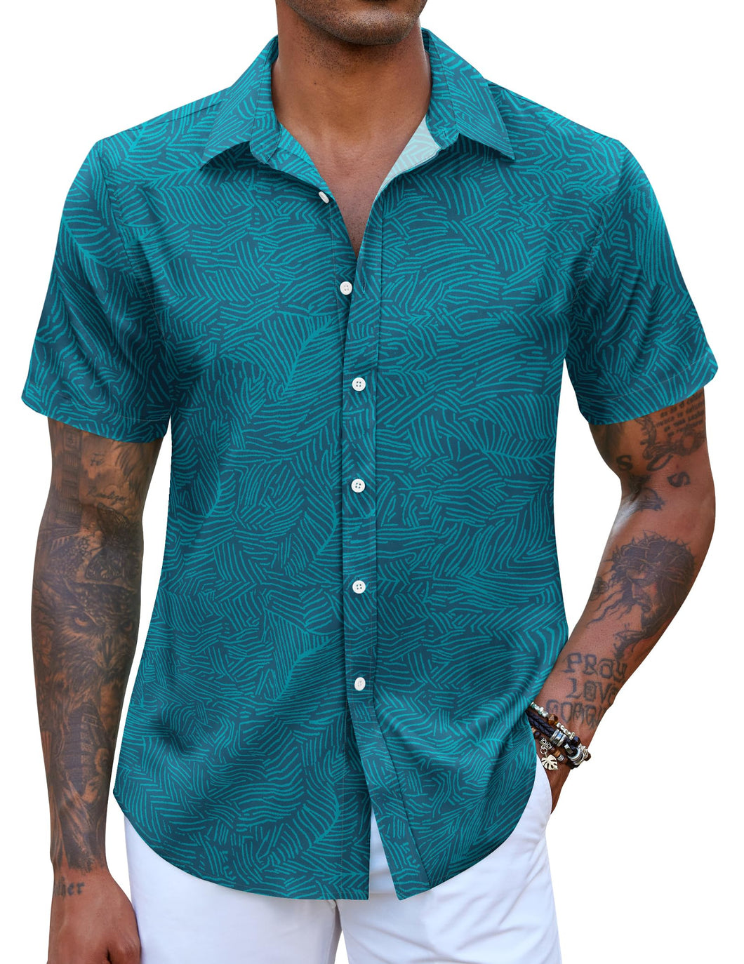 Tropical Shirts for Men (sizes up to 3XL)