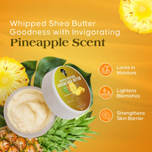 Load image into Gallery viewer, Organic Whipped Pineapple Shea Butter - 12oz  for Radiant Skin Hair