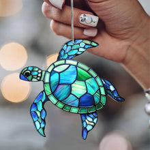 Load image into Gallery viewer, Sea Turtle Acrylic Suncatcher with Story Card