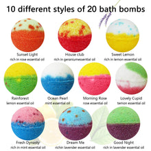 Load image into Gallery viewer, 20 Handmade Bath Bombs for Valentine’s Day, Christmas, Mother’s Day