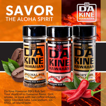 Load image into Gallery viewer, Hawaiian BBQ Rub Gift Set – Original, Smoky &amp; Spicy – 3 Pack