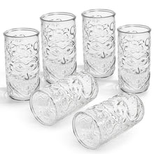Load image into Gallery viewer, Set of 6 - 18 OZ Clear Tiki Glasses