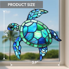 Load image into Gallery viewer, Sea Turtle Acrylic Suncatcher with Story Card