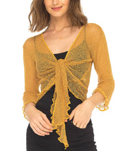 Load image into Gallery viewer, Sheer Knit Shrug in multiple Colors