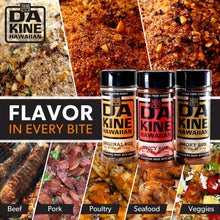 Load image into Gallery viewer, Hawaiian BBQ Rub Gift Set – Original, Smoky &amp; Spicy – 3 Pack