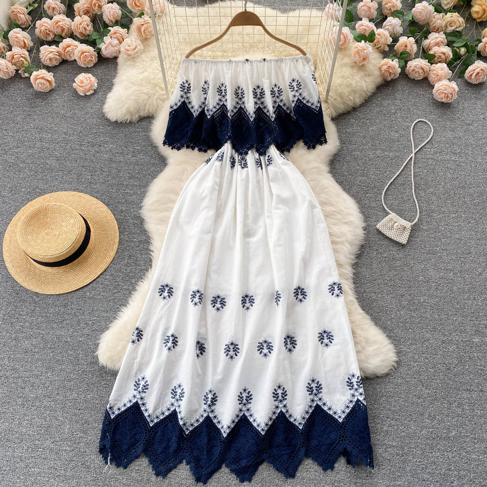 Off Shoulder Romantic Summer Beach Dress