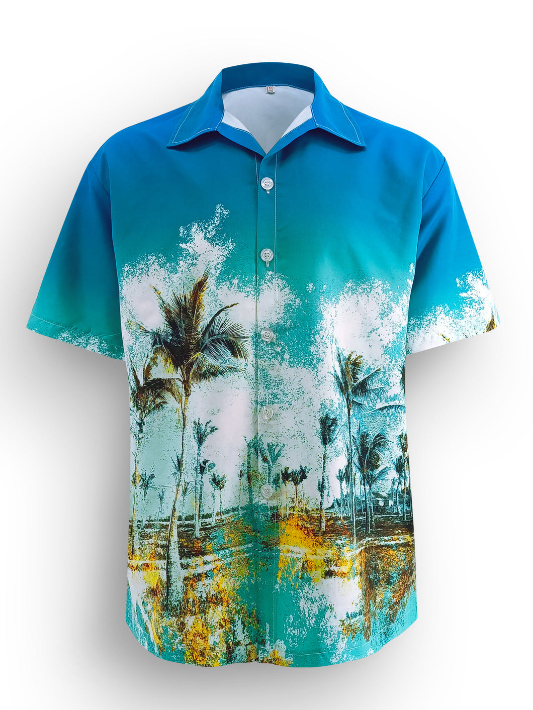 Hawaiian Shirt Men's Coconut Print Loose