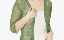 Load image into Gallery viewer, Sheer Knit Shrug in multiple Colors