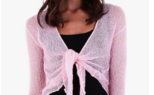 Load image into Gallery viewer, Sheer Knit Shrug in multiple Colors