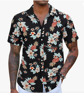 Tropical Shirts for Men (sizes up to 3XL)