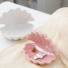 Load image into Gallery viewer, Decorative Ceramic Shell Jewelry Dish