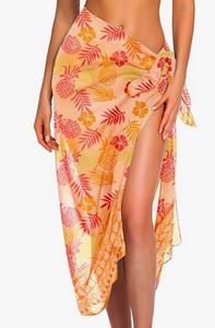 Tropical Print Pareo