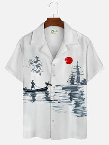 Hawaiian Shirt For Men 3d Light Color Short Sleeve