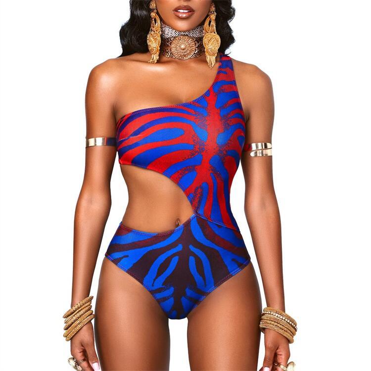 【OSEREE】python llic snake-print swimsuit Oseree - Metallic snake-print bikini Oseree