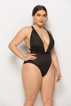 Load image into Gallery viewer, Classic Deep Plunge Mallot with Strappy Back
