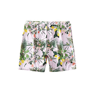 Tropical Print Matching Family Swimwear