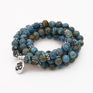 Flower peacock bracelet - Buddha Beads