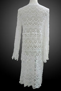 Sheer Lace Beach Coverup