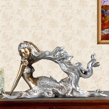 Load image into Gallery viewer, Beautifully designed mermaid  wine bottle holder