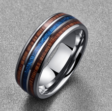 Load image into Gallery viewer, Polished 8MM Hawaiian Koa Wood Ring