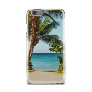 Beautiful Sunny Tropical Beach Palm Tree iPhone X