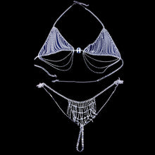 Load image into Gallery viewer, Bedazzled Chain Bikini