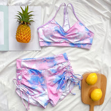 Load image into Gallery viewer, Tie-dye Two-Piece Shorts Suit