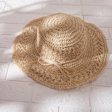 Load image into Gallery viewer, Woven Seaside Summer Hat