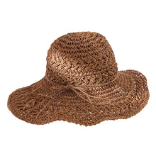 Load image into Gallery viewer, Woven Seaside Summer Hat