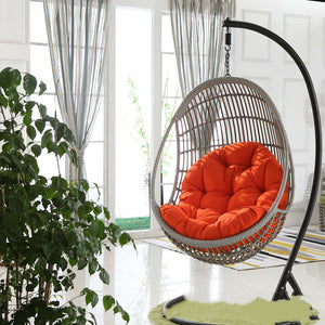 Hanging Basket Chair Plush Cushion