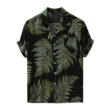 Load image into Gallery viewer, Colorful Men&#39;s Summer Short Sleeve Loose Button Hawaiian Casual Shirt Top