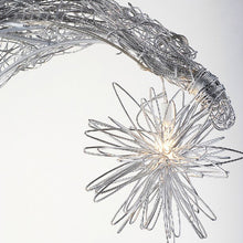 Load image into Gallery viewer, Aluminum Wire Star Moon Chandelier