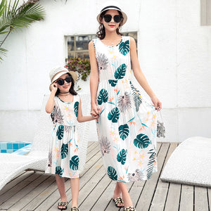 mother daughter beach dresses My daughter asked to go to Hawaii so we improvised. A little beach day, some Moana-inspired outfits, and a whole lot of imagination. One of my favorite things about this age